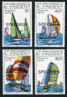 St Vincent Gren 166-169 Specimen,MNH.Mi 165-168. Regatta 1978:Sailing Yachts. - St.Vincent (1979-...)