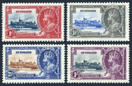 St Vincent 134-137, MNH. Mi 112-115. King George V Silver Jubilee Of Reign, 1935 - St.Vincent (1979-...)