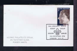 Sp10571 ENGLAND "28th LEWISHAM NORTH -SCOUT Group" Golden Jubilee (London S.E.!) 1972  Mailed - Briefe U. Dokumente