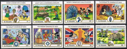 St Vincent 1132-1139,MNH. Michel 1147-1154. INDIA-1989.Walt Disney Characters. - St.Vincent (1979-...)