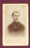 120524 - PHOTO CDV DE LA BOURBOULE - Religieux - Beau Verso - Altri & Non Classificati