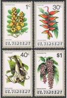 St Vincent 337-340,MNH.Michel 316-319. Flowers,1972.Candlestick,Cassia;Lobster - St.Vincent (1979-...)