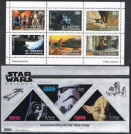 St.Vincent 2269A,2270-2273,MNH. Commemorating Star Wars - St.Vincent (1979-...)