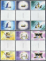 St Vincent 587-592 Gutter, MNH. Michel 562-567. Christmas 1979. Silent Night. - St.Vincent (1979-...)