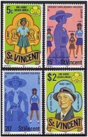 St Vincent 504-507, MNH. Michel 480-483. Girl Guides-50, 1977.Lady Baden-Powell. - St.Vincent (1979-...)