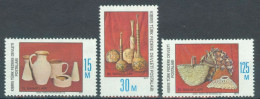 TURKISH CYPRUS 1977 - Mi 43/45  ** - Culture / Arts & Crafts - Nuovi