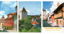 PRAGUE  PRAZSKY HRAD  ZLATA ULICKA     COFFRET  15 CARTES POSTALES MODERNES - Tschechische Republik