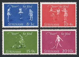 Surinam B108-B111, MNH. Michel 450-453. Welfare 1964. Children's Games. - Suriname