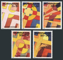 Surinam B323-B327, MNH. Michel 1125-1129. Easter 1985. Surtax For Child Welfare. - Surinam