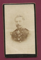 120524 - PHOTO CDV E QUINSAC TOULOUSE - Militaire N°126 Au Col - Guerre, Militaire