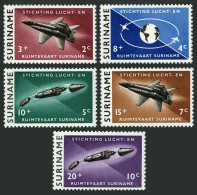 Surinam B99-B103, MNH. Mi 441-445. Aeronautical, Astronautical Foundation, 1964. - Surinam