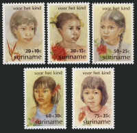 Surinam B284-B288, MNH. Mi 962-966. Welfare 1981. Children Of Different Races. - Surinam