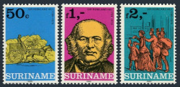 Surinam 549-551,550a Sheet,MNH.Michel 901-903,Bl.24. LONDON-1980.Rowland Hill. - Surinam