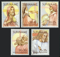 Surinam B279-B283, MNH. Mi 938-942. Easter 1981. Scenes From Passion Of Christ. - Surinam