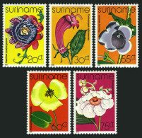 Surinam 484-488,MNH.Michel 807-811. Flowers,1978. - Suriname