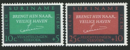 Surinam B120-B121,B121a,MNH.Michel 482-483,Bl.5. Help Them To A Safe Haven,1966. - Surinam