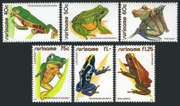Surinam 574-576, C95-C97, MNH. Michel 948-953. Frogs, 1981. - Suriname