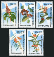 Surinam B203-B207, MNH. Michel 666-670. Easter 1974. Tropical Flowers. - Surinam