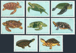 Surinam 591-595, C98-C100, MNH. Michel 970-977. Turtles, 1982. - Surinam