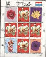 Paraguay 1983, Orchids, Sheetlet - Orchideen
