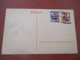 POLOGNE POLSKA KALISZ GOUVERNEMENT PROVISOIRE 2 TIMBRE SUR LETTRE - Storia Postale