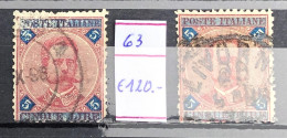 Italie Timbres  N°63 Oblitéré - Usati