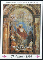 Turks & Caicos 876, MNH. Michel Bl.95. Paintings By Peter Paul Rubens, 1990. - Turks E Caicos