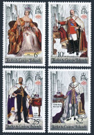 Turks & Caicos 342-345,346, MNH-waved. QE II Coronation, 25th Ann. Monarchs. - Turks- En Caicoseilanden