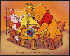 Turks & Caicos 1221-1222, MNH. Christmas 1996. Winnie The Pooh, Walt Disney. - Turks And Caicos