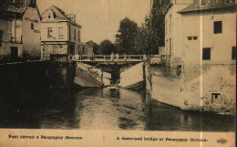 CPA   (80)     PECQUIGNY   Pont Détruit - Picquigny