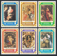 Turks & Caicos 331-336, MNH. Michel 374-379. Christmas 1977. Peter Paul Rubens. - Turks & Caicos (I. Turques Et Caïques)