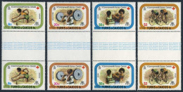 Turks & Caicos 355-358 Gutter, MNH. Mi 400-403. Commonwealth Games, 1978. Boxing - Turks- En Caicoseilanden