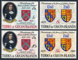 Turks & Caicos 213-216, MNH. Michel 255-258. George Monck, 1970. Coat Of Arms. - Turks E Caicos