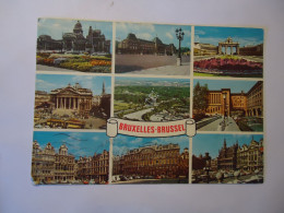 BELGIUM   POSTCARDS BRUXELLES  BRUSSEL PANORAMA 1989 STAMPS - Other & Unclassified