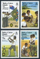 Turks & Caicos 512-516, MNH. Mi 579-582, Bl.36 Scouting Year 1982. Baden-Powell, - Turks & Caicos