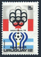 Uruguay C416, MNH. Mi 1361. World Soccer Cup Argentina-1978. 1975. - Uruguay