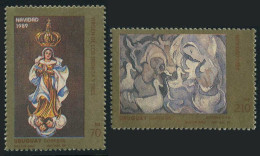 Uruguay 1296-1297, MNH. Mi 1837-1838. Christmas 1989. Virgin Of Trienta Y Tres, - Uruguay