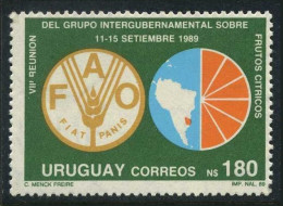 Uruguay 1290, MNH. Mi 1831. FAO, 1989. Intergovernmental Group On Citrus Fruits. - Uruguay