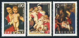 Uruguay 982, C426d, C427b, MNH. Michel 1456,1460,1462. Peter Paul Rubens, 1977.  - Uruguay