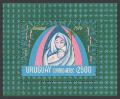 Uruguay C401 Sheet, MNH. Michel 1339 Bl.22. Christmas 1974. Virgin And Child. - Uruguay