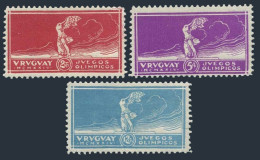 Uruguay 282-284, Hinged. Mi 174-175. Olympics Paris-1924.Victory Of Ssamothrace. - Uruguay