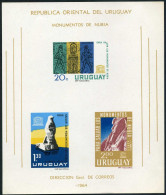 Uruguay C267a Sheet, MNH. Michel Bl.5. Monuments In Nubia.Ramses II.UNESCO 1964. - Uruguay