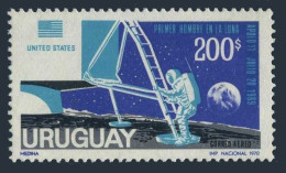 Uruguay C372, MNH. Michel 1174. Man's 1st Landing On Moon, Neil Armstrong. 1970. - Uruguay