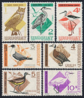 Uruguay 751-756,754A,MNH.Mi 1110/1168. Birds 1968-70.Owl,Gull,Duck,Stilts,Egret - Uruguay