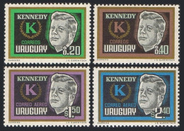Uruguay 714-715, C269-C270, MNH. Michel 988-991. John F. Kennedy, 1965. - Uruguay