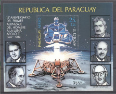 Paraguay 1984, 15th Man On The Moon, BF - Amérique Du Sud