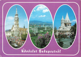 HONGRIE - Uduozlet - Budapestrol - Foto - Patyi A - Sehr M - Tomori E - Animé - Carte Postale - Hongrie