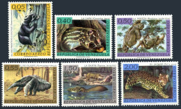 Venezuela C820-C825, MNH. Mi 1487-1492. Animals 1963. Bear, Paca, Sloths, Tapirs - Venezuela