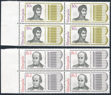 Venezuela 1190-1191 Bl./4,MNH. Mi 2105-2106. Bolivar At 25,Simon Rodriguez,1978. - Venezuela
