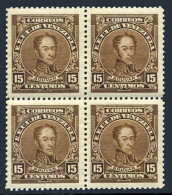 Venezuela 275 Block/4,MNH.Michel 108A. Simon Bolivar,1927. - Venezuela